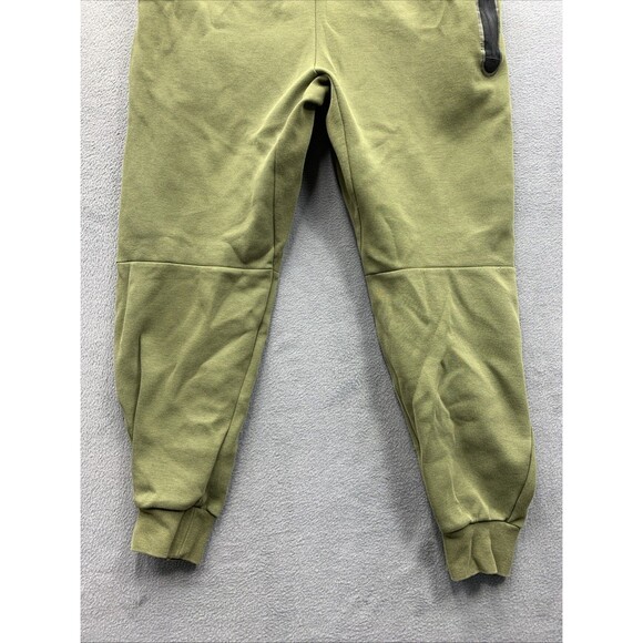 Nike Mens Sportswear Tech Fleece Jogger pants Olive Green Size Large - Picture 12 of 14